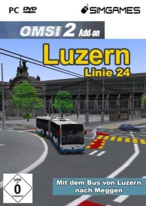 OMSI 2 - AddOn Luzern Linie 24, 1 DVD-ROM