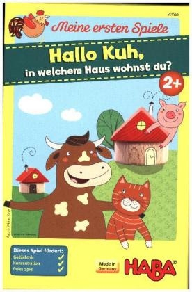 Meine ersten Spiele, Hallo Kuh, in welchem Haus wohnst du (Kinderspiel) - 