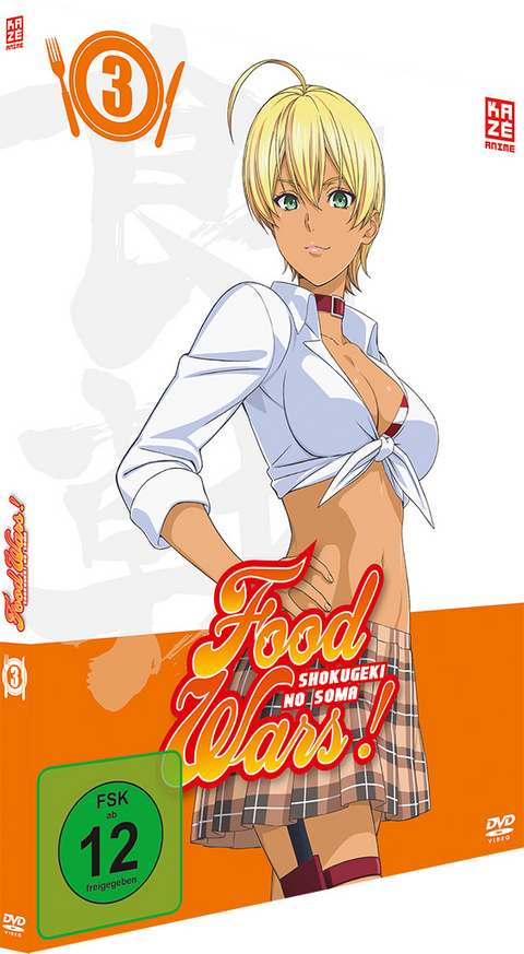 Food Wars! - DVD 3, 1 DVD - Yoshitomo Yonetani