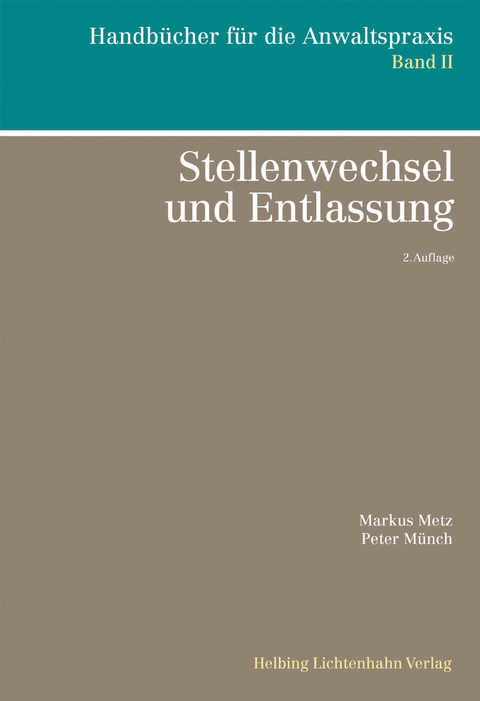 Stellenwechsel und Entlassung - Andreas C. Albrecht, Peter Bohny, Ruth Frei-Arnold, Thomas Geiser, Philipp Gremper, Peter Hänni, Adrian Hauri, Angela Hensch-Wyss, Marc M. Hürzeler, Heinrich Jud, Ueli Kieser, Markus Metz, Roland Müller, Peter Münch, Andrea Tarnutzer-Münch, Frank Vischer (†), Adrian von Kaenel, Armin Braun, Olivier Deprez, Kathrin Klett, Hans Münch, Brigitte Terim-Hösli