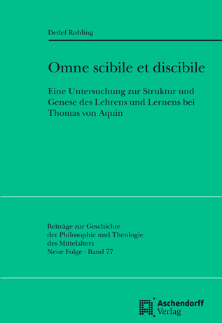 Omne scibile est discibile - Detlef Rohling