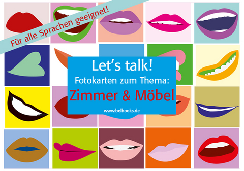 Let's Talk! Fotokarten "Zimmer und Möbel" - Let's Talk! Flashcards "Rooms and Furniture" - 
