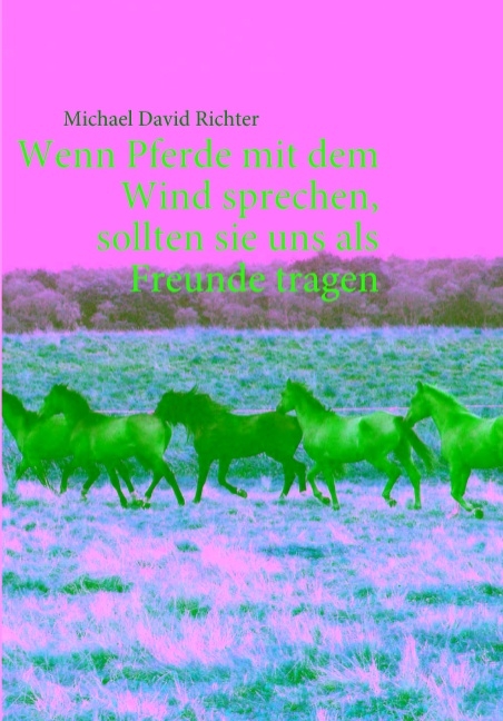 Wenn Pferde mit dem Wind sprechen, sollten sie uns als Freunde tragen - Michael D Richter