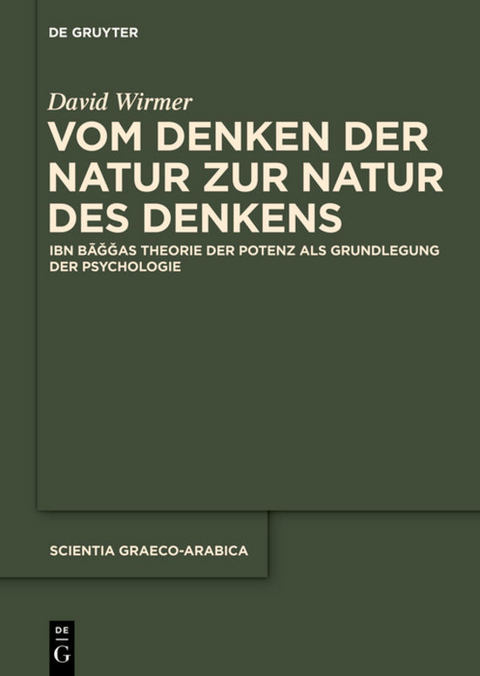 Vom Denken der Natur zur Natur des Denkens - David Wirmer