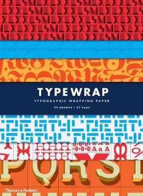 Type Wrap: Typographic Gift Wrapping Paper Book - Rick Landers