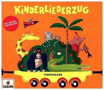 Kinderliederzug - Tierparade, 1 Audio-CD - Felix &amp Lena;  die Kita-Kids