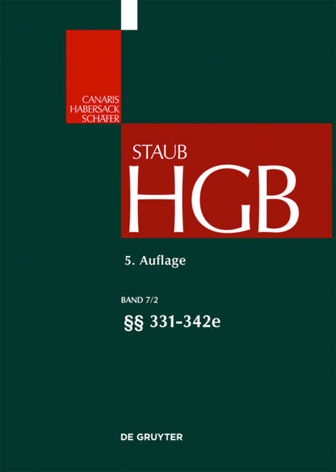 Handelsgesetzbuch / §§ 331-342e - 