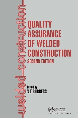 Quality Assurance of Welded Construction - 