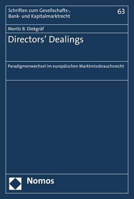 Directors' Dealings - Moritz B. Diekgräf