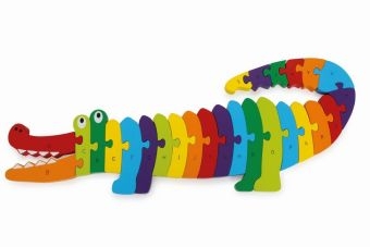 Puzzle Krokodil ABC (Kinderpuzzle) -  small foot