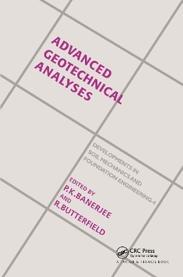 Advanced Geotechnical Analyses - 