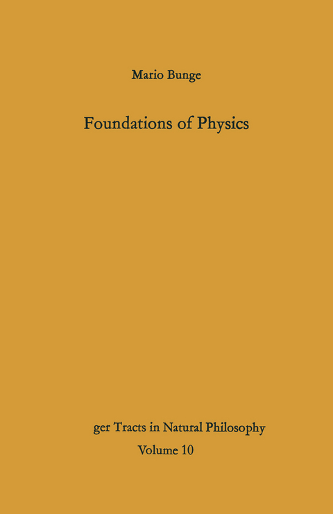 Foundations of Physics - Mario Bunge