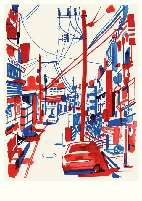 Itaewon (Postkarte, 20 Ex) - Christoph Niemann