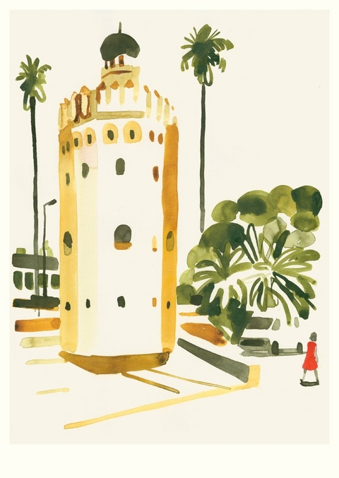 Torre del Oro, Seville (Postkarte, 20 Ex) - Christoph Niemann