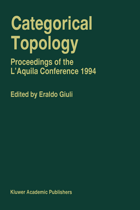 Categorical Topology - 