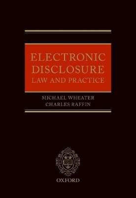 Electronic Disclosure - Michael Wheater, Charles Raffin