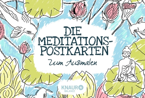 Die Meditations-Postkarten zum Ausmalen - Melanie Zimmer