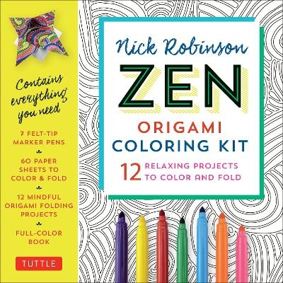 Zen Origami Coloring Kit - Nick Robinson