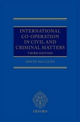 International Co-operation in Civil and Criminal Matters - David McClean