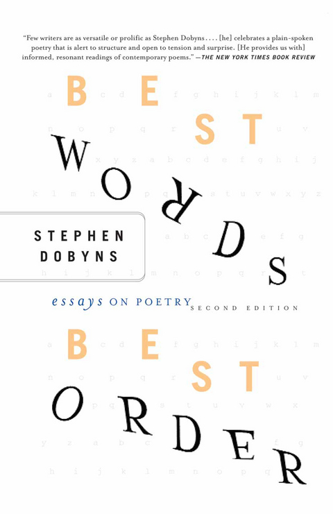 Best Words, Best Order - S. Dobyns