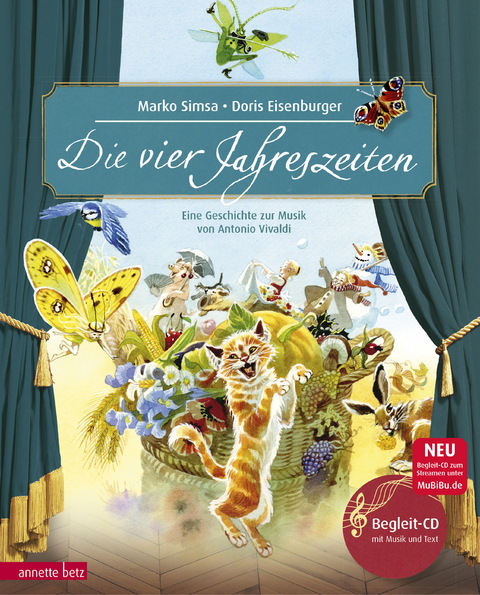 Die vier Jahreszeiten (Das musikalische Bilderbuch mit CD und zum Streamen) - Marko Simsa