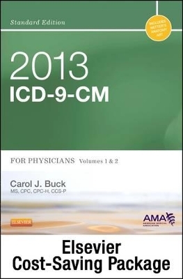 2013 ICD-9-CM for Physicians, Volumes 1 & 2 Standard Edition with CPT 2012 Standard Edition Package - Carol J Buck