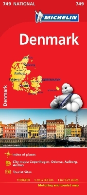 Denmark - Michelin National Map 749 -  Michelin