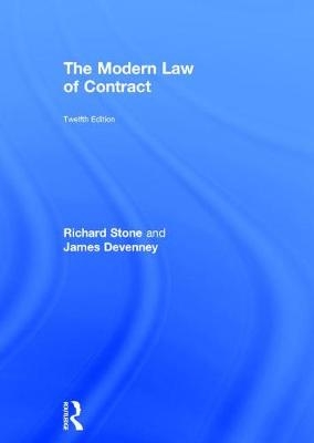 The Modern Law of Contract - Richard Stone, James Devenney