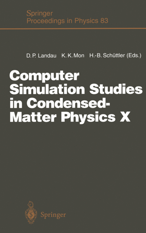 Computer Simulation Studies in Condensed-Matter Physics X - 