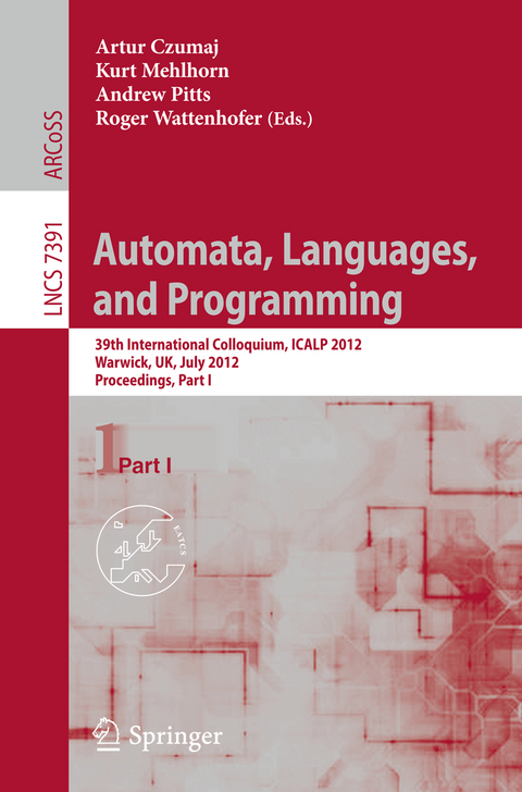 Automata, Languages, and Programming - 