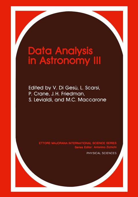 Data Analysis in Astronomy III - 