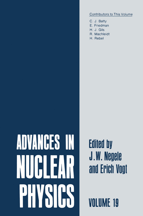 Advances in Nuclear Physics - 