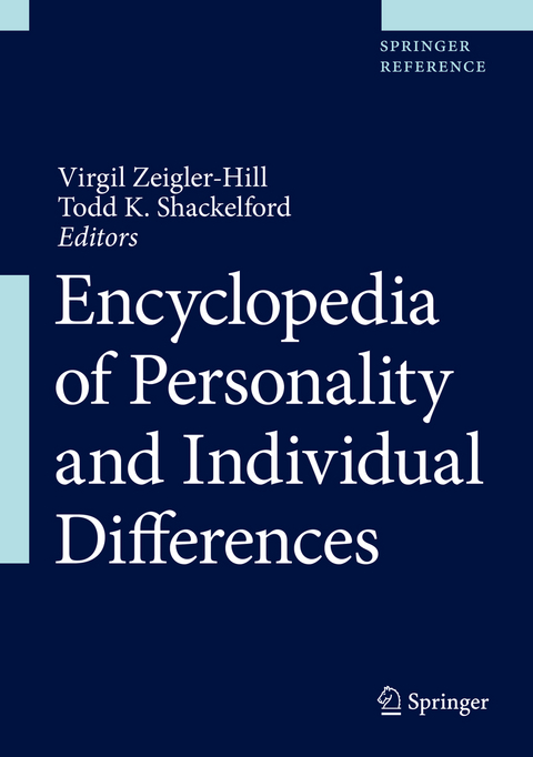 Encyclopedia of Personality and Individual Differences - 