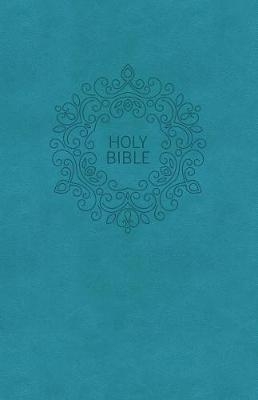 NKJV, Thinline Bible, Compact, Leathersoft, Blue, Red Letter, Comfort Print -  Thomas Nelson