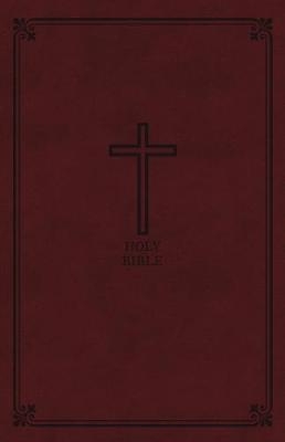 KJV Holy Bible: Personal Size Giant Print with 43,000 Cross References, Burgundy Leathersoft, Red Letter, Comfort Print: King James Version -  Thomas Nelson