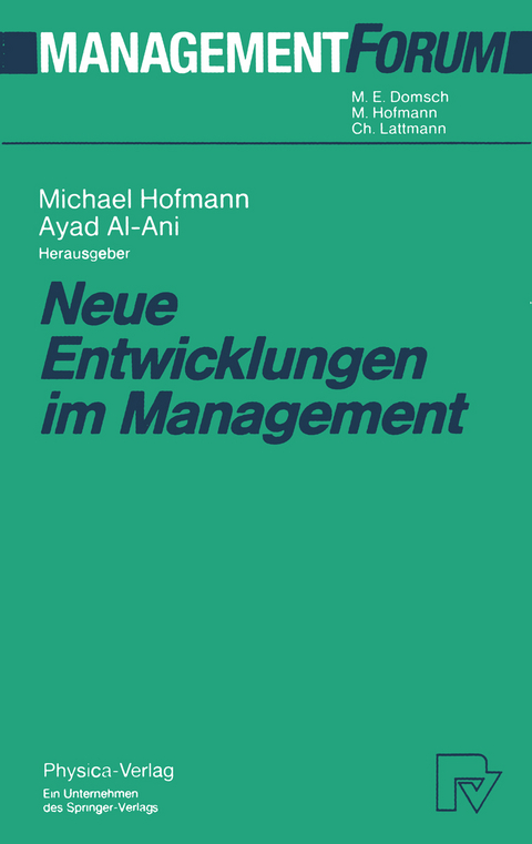 Neue Entwicklungen im Management - 