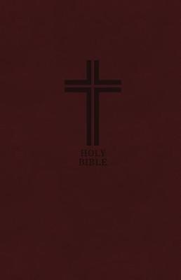 KJV, Reference Bible, Compact, Large Print, Leathersoft, Burgundy, Red Letter, Comfort Print -  Thomas Nelson