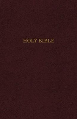 KJV Holy Bible: Super Giant Print with 43,000 Cross References, Burgundy Leather-look, Red Letter, Comfort Print: King James Version -  Thomas Nelson