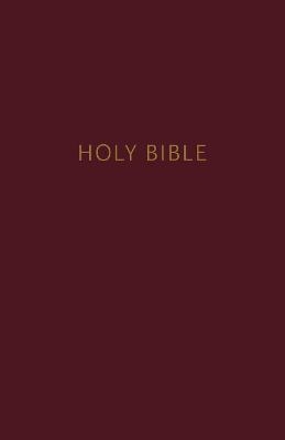 NKJV, Pew Bible, Hardcover, Burgundy, Red Letter, Comfort Print -  Thomas Nelson