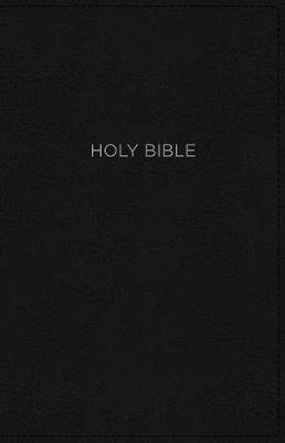 NKJV, Thinline Bible, Large Print, Leathersoft, Black, Red Letter Edition, Comfort Print -  Thomas Nelson