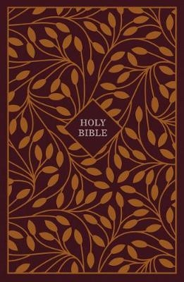 KJV, Thinline Reference Bible, Cloth over Board, Burgundy/Orange, Red Letter, Comfort Print -  Thomas Nelson