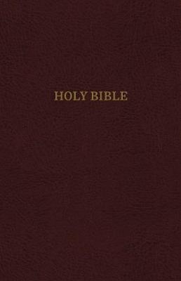 KJV, Thinline Reference Bible, Bonded Leather, Burgundy, Red Letter, Comfort Print -  Thomas Nelson