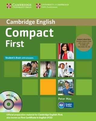 Compact First Student's Book Pack (Student's Book with Answers with CD-ROM and Class Audio CDs (2)) - Peter May