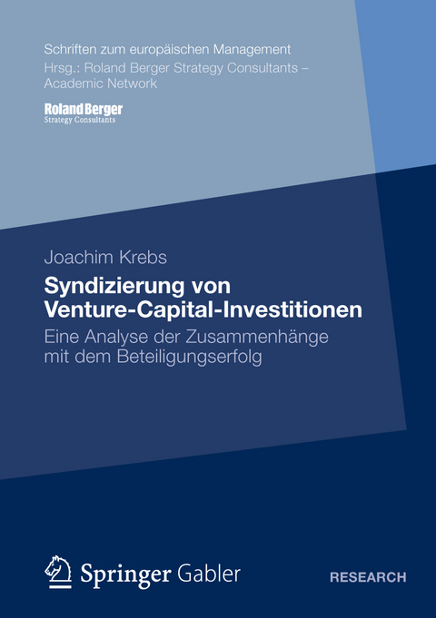 Syndizierung von Venture-Capital-Investitionen - Joachim Krebs