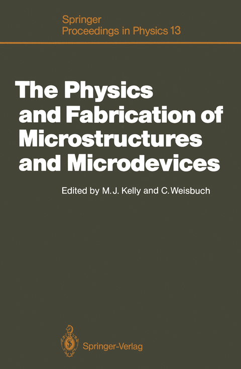 The Physics and Fabrication of Microstructures and Microdevices - 