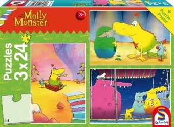 Molly Monster, Unterwegs mit Molly Monster (Kinderpuzzle) - 