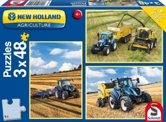 New Holland Agriculture T7 315 / T5 120 / FR 550 (Kinderpuzzle)