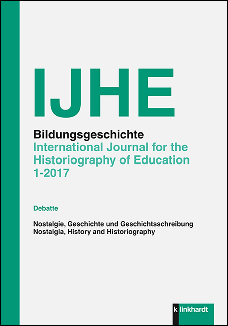 IJHE Bildungsgeschichte, 1 - 2017 - 