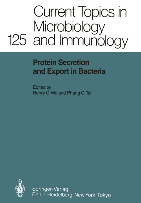 Protein Secretion and Export in Bacteria - 