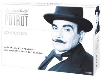 Poirot Collectors Box limitiert, 45 DVDs - Agatha Christie